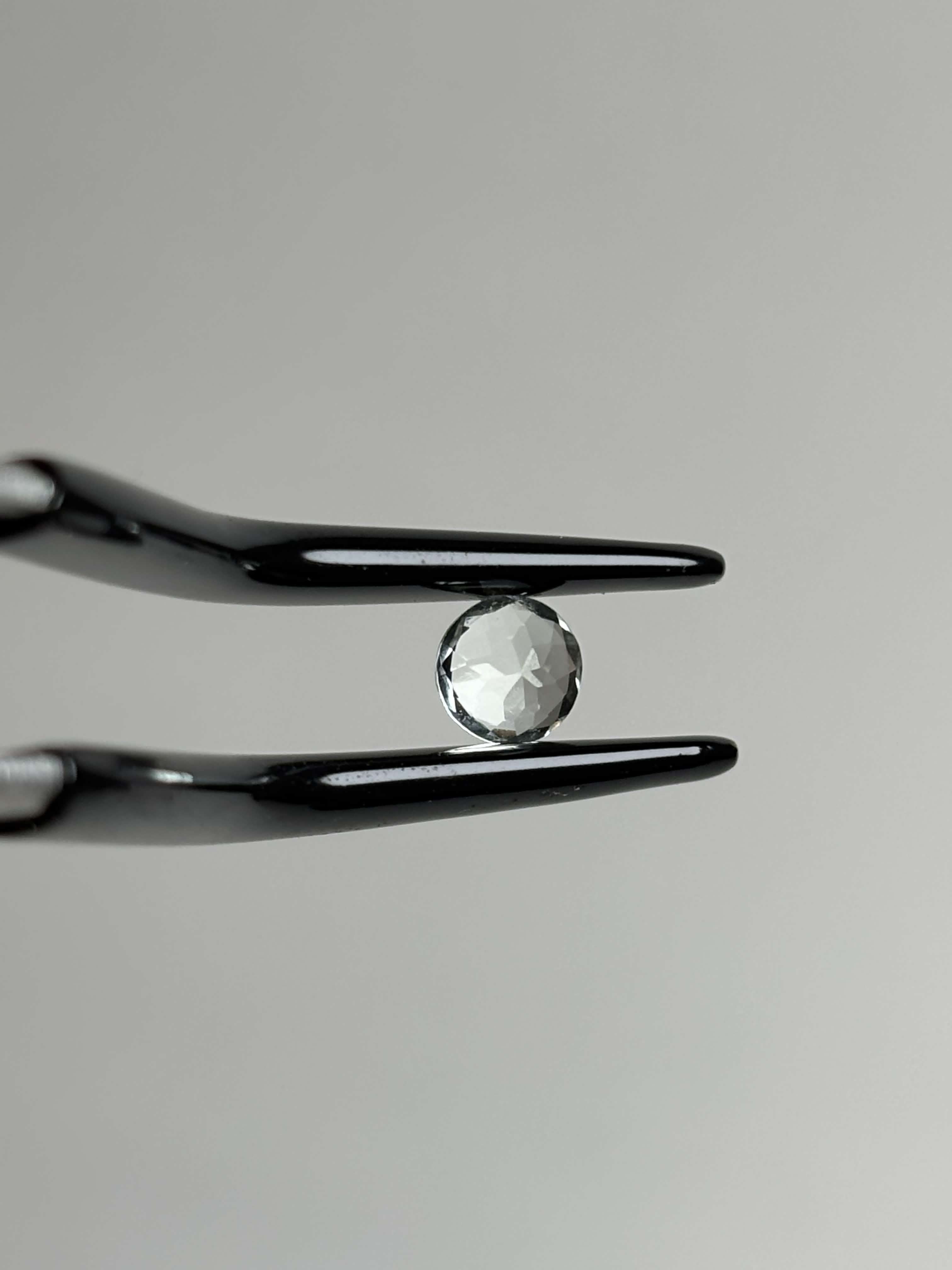 Back of round pale green stones